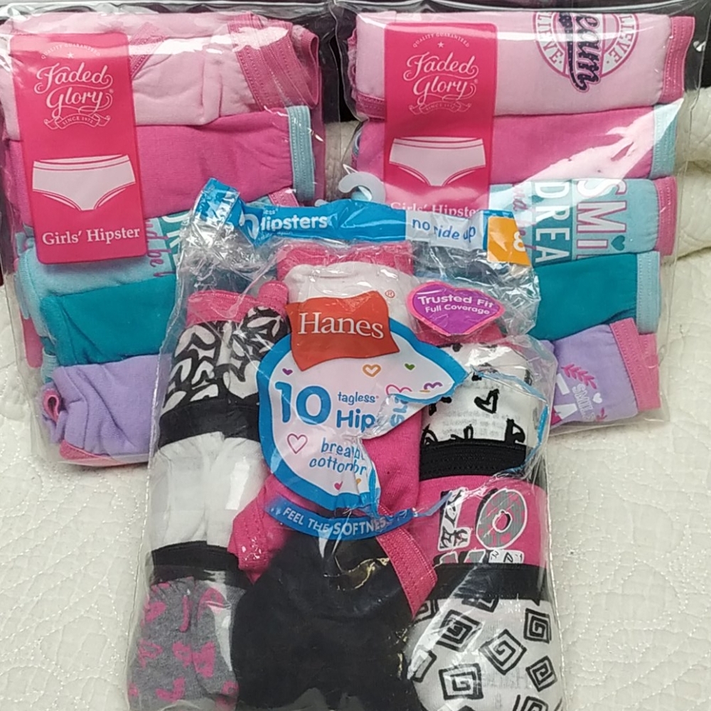 3 pack girls underwear